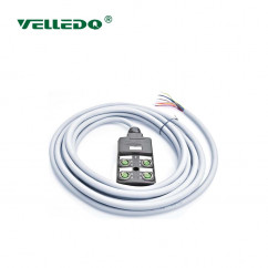 Распределительная коробка VELLEDQ M12-A3-4K5N-3.0PUR/GY