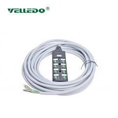 Распределительная коробка VELLEDQ M12-A3-8K5P-3.0PVC/GY